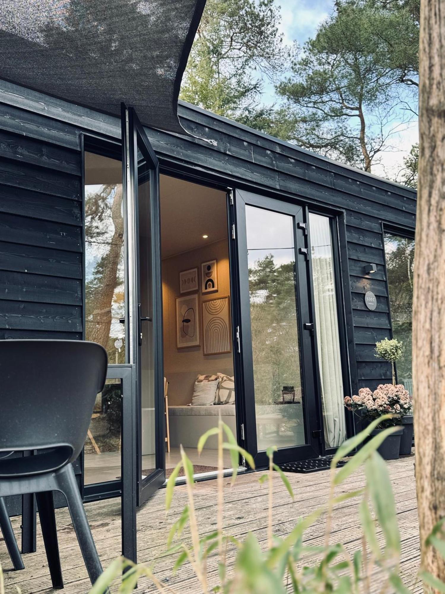 Вилла Luxe Tiny House Stec Midden Op De Veluwe In Нюнспет Экстерьер фото
