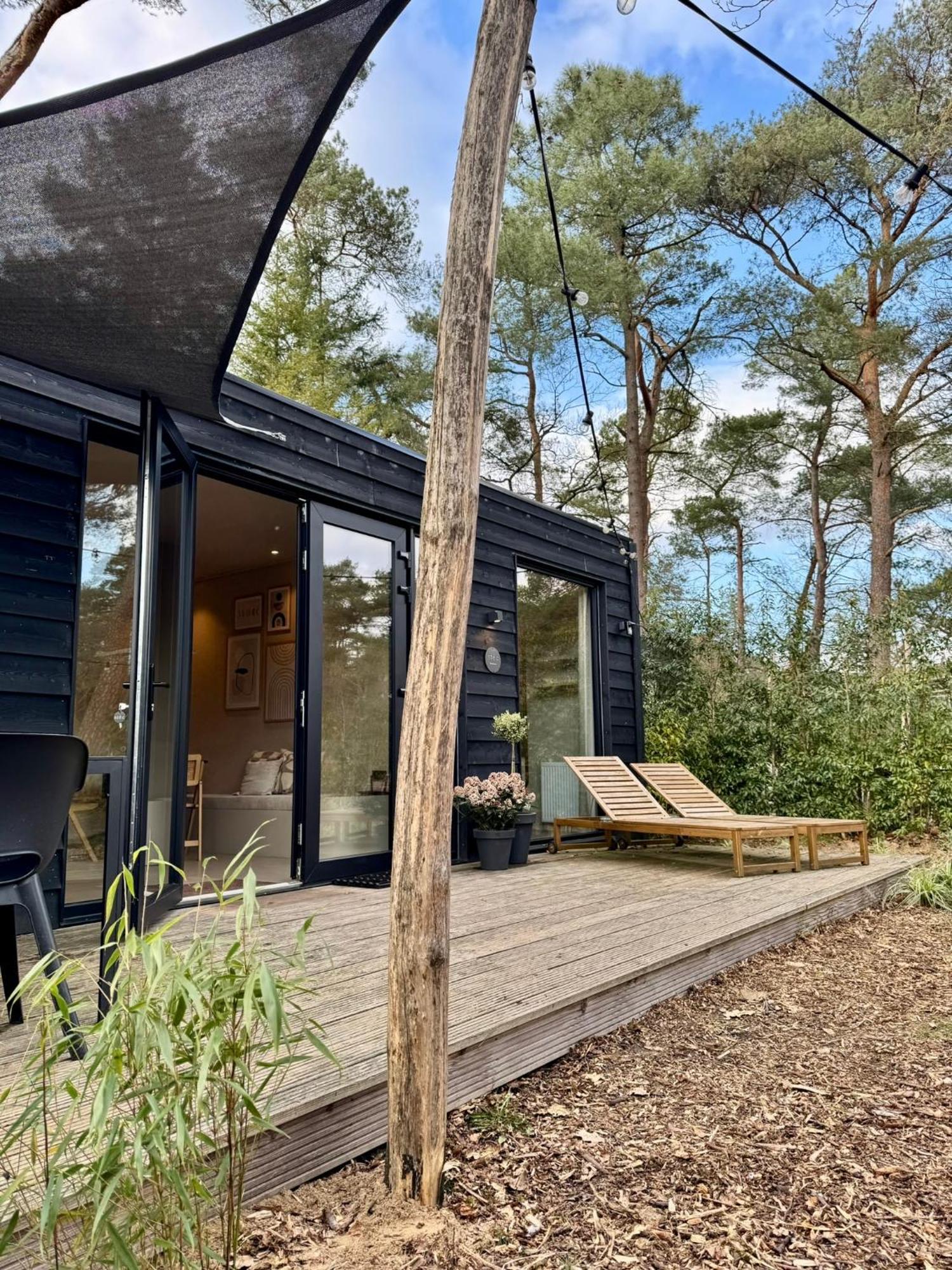 Вилла Luxe Tiny House Stec Midden Op De Veluwe In Нюнспет Экстерьер фото