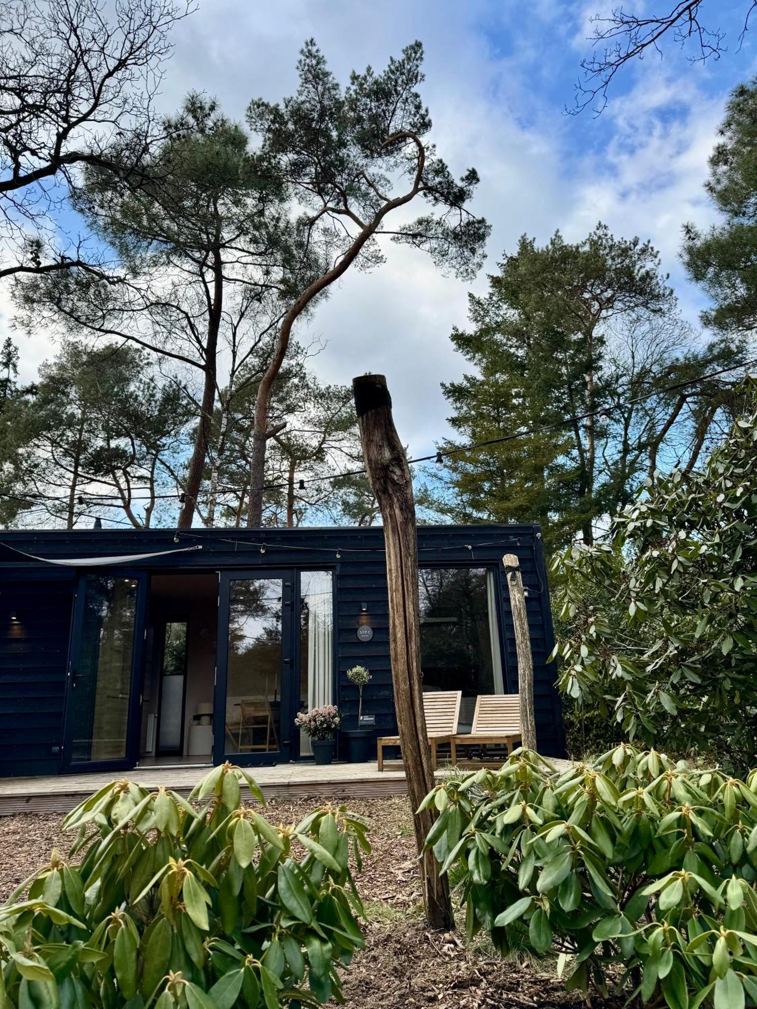 Вилла Luxe Tiny House Stec Midden Op De Veluwe In Нюнспет Экстерьер фото